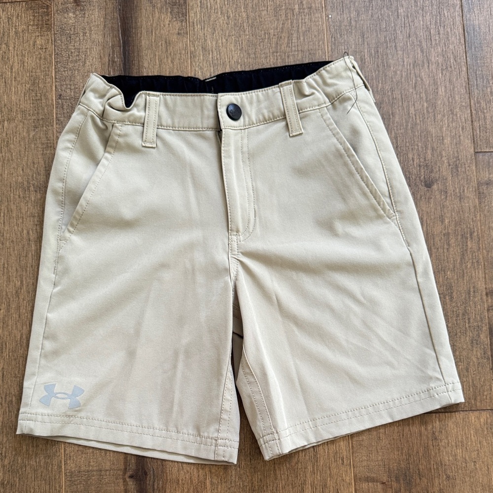 Under Armour Kids Beige Athletic Shorts